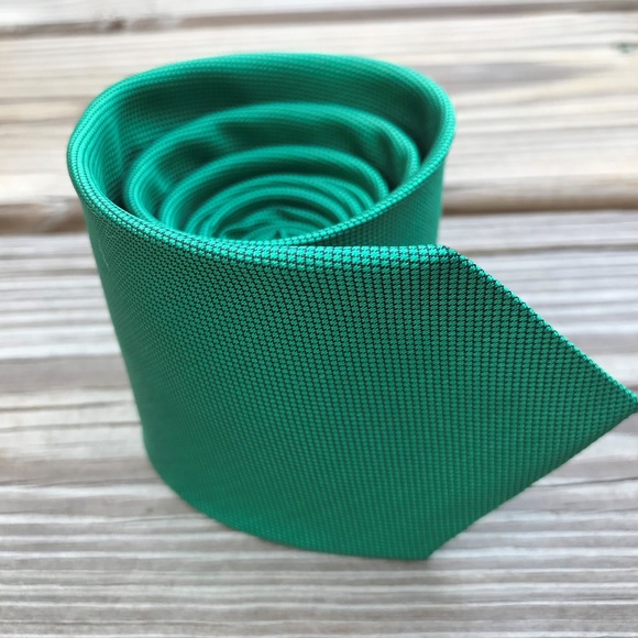 Men Tie Green Neck Tie Fashion Tie Handmade - Picture 6 of 8